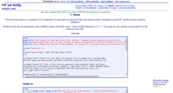 Desktop Screenshot of php.thedemosite.co.uk